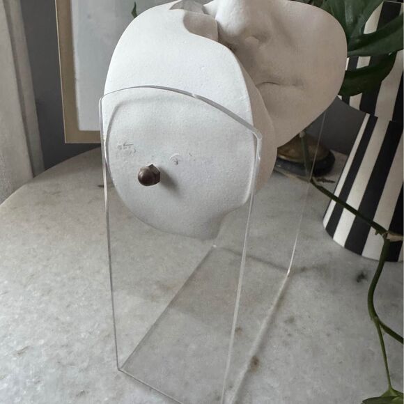 Vintage 80s J Cutrone lucite base sculpture - Picture 5 of 10